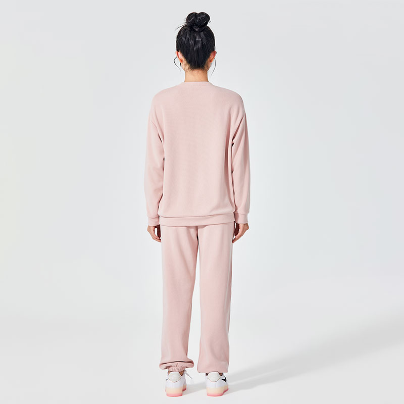 Pink Casual Women Sweatpants